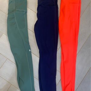 Lot of 3 FULL length Meridian UA leggings